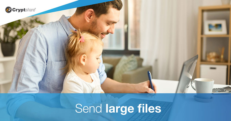 Send large files securely